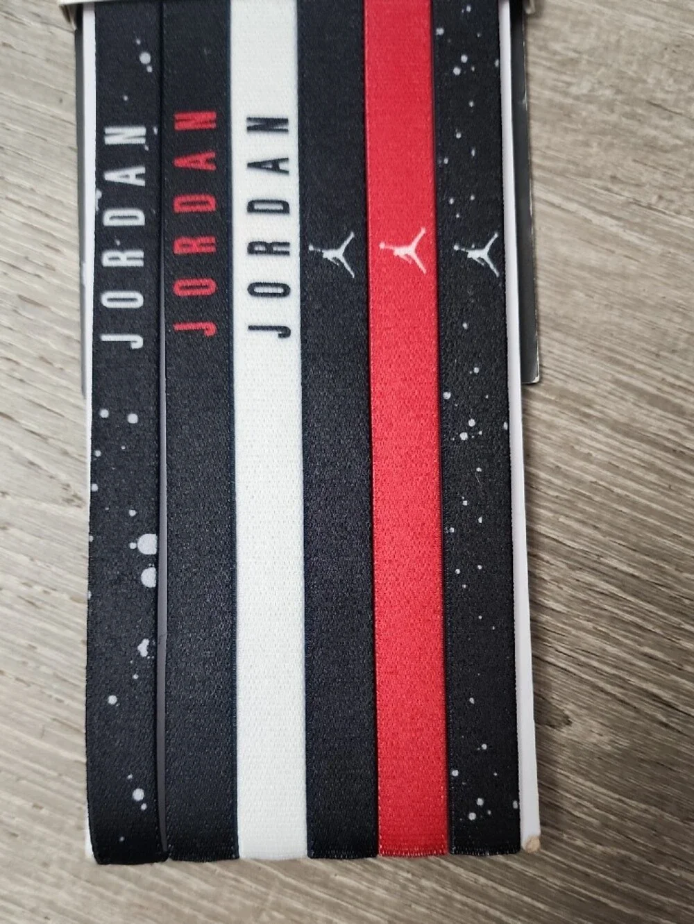 Jordan Unisex 6-Pack Headbands in Black, White, Red